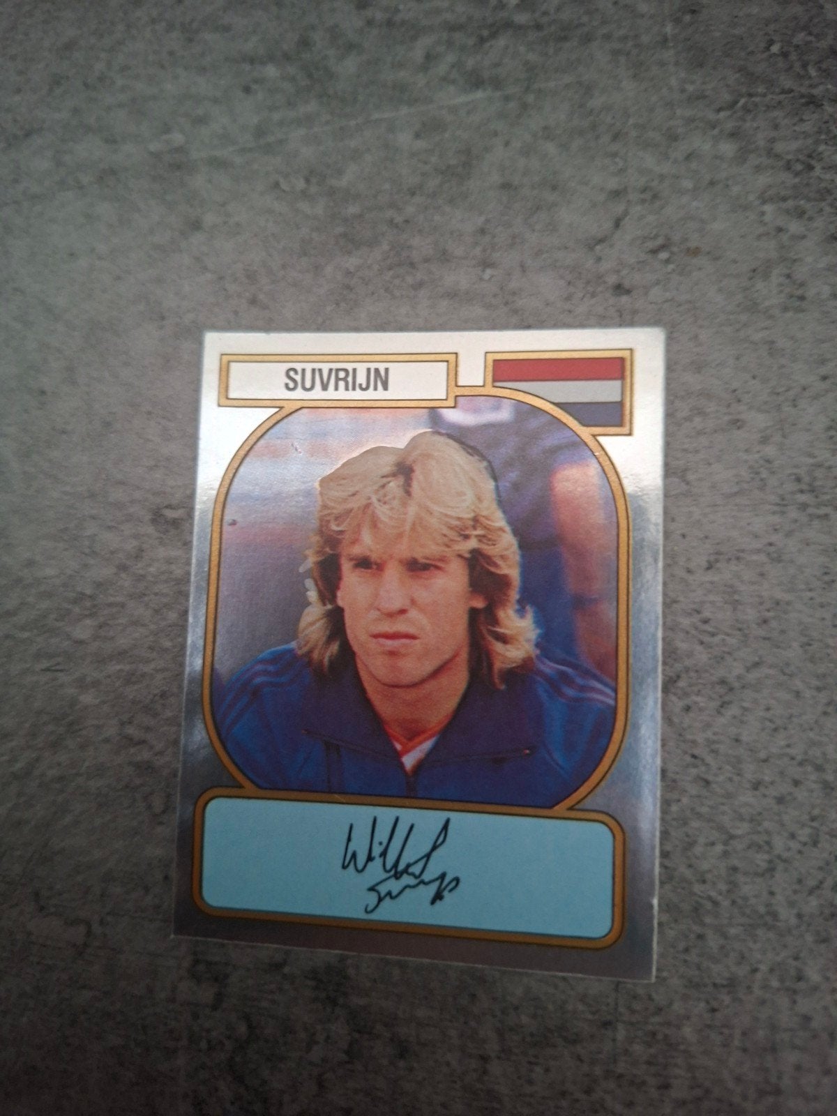 panini sticker Voetbal 89. Wilbert Suvrijn Nederland., Ophalen of Verzenden, Zo goed als nieuw, Sticker