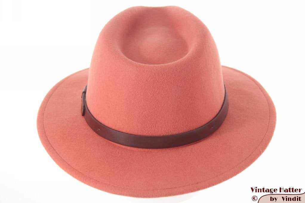 Outdoor gleufhoed Brixton Messer donker zachtroze 58-60 NEW, Hoed, Nieuw, Brixton, One size fits all