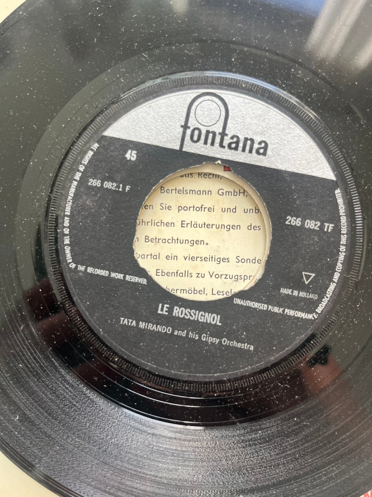 Tata Mirando - Le rossignol, Ophalen, Zo goed als nieuw, Pop