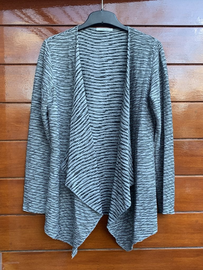 TRANSFER vest vestjasje mt M grijs-zwart, Maat 38/40 (M), Zwart, Ophalen of Verzenden, Zo goed als nieuw
