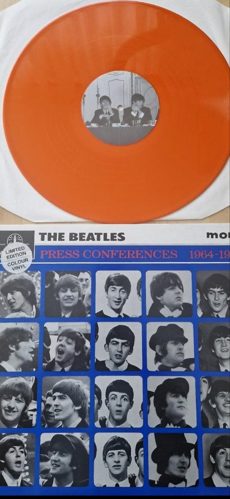 The Beatles - Press Conferences 1964-1966 (Oranje Vinyl), LP, Pop, Colored vinyl, Ophalen of Verzenden