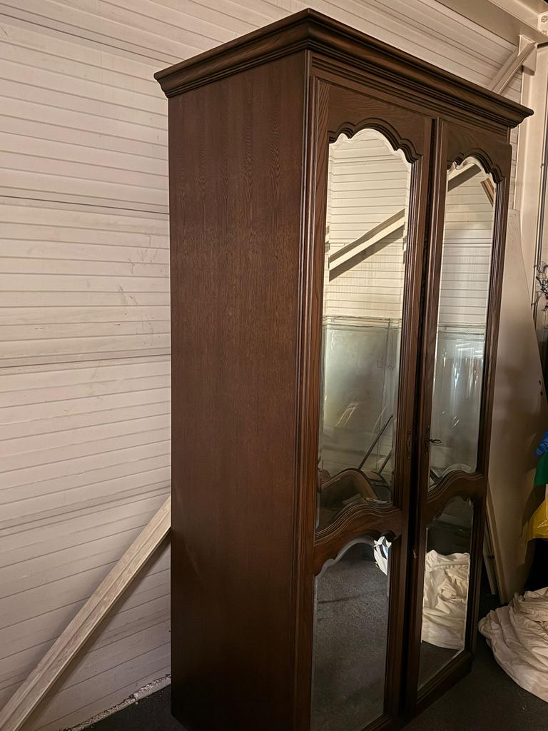 Antieke houten kast kledingkast, Huis en Inrichting, Kasten | Kledingkasten, Ophalen, 100 tot 150 cm, Zo goed als nieuw, 150 tot 200 cm