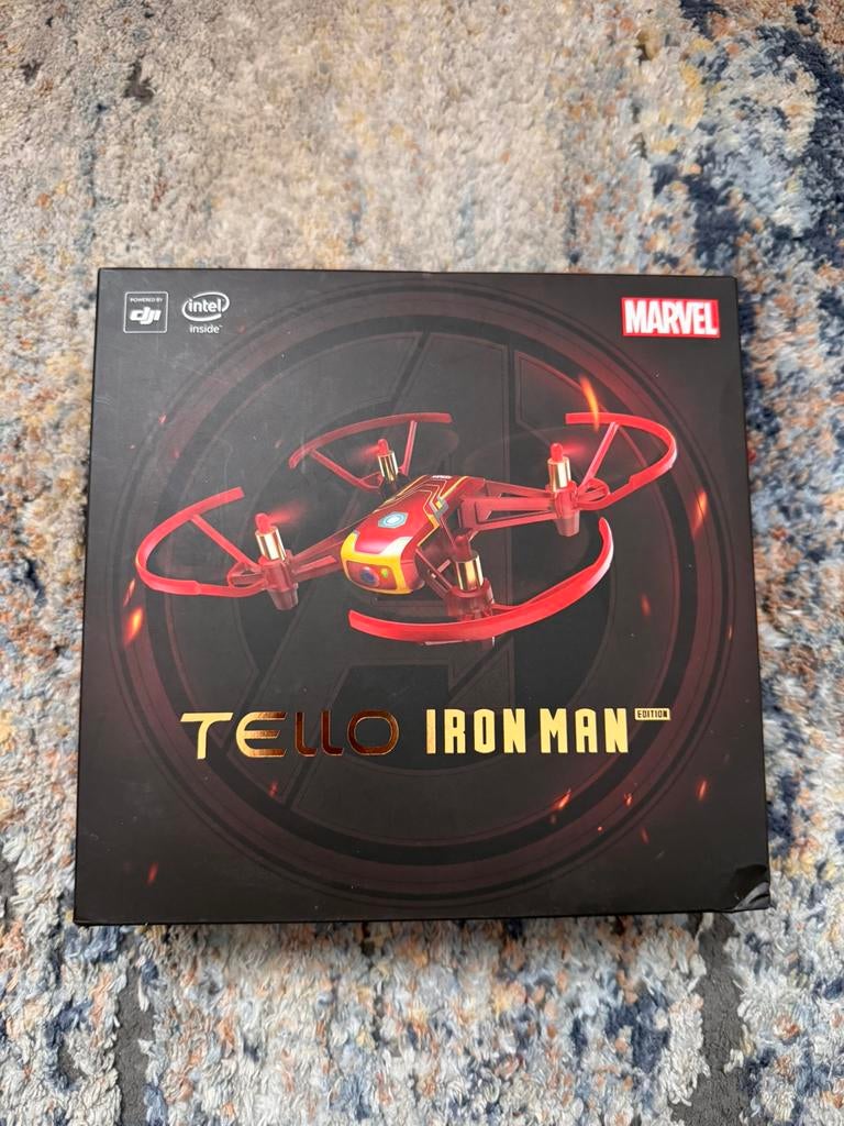 DJI Tello, unieke Iron Man uitvoering Limited Edition NIEUW., 100 tot 1000 meter, Nieuw, Ophalen of Verzenden, DJI