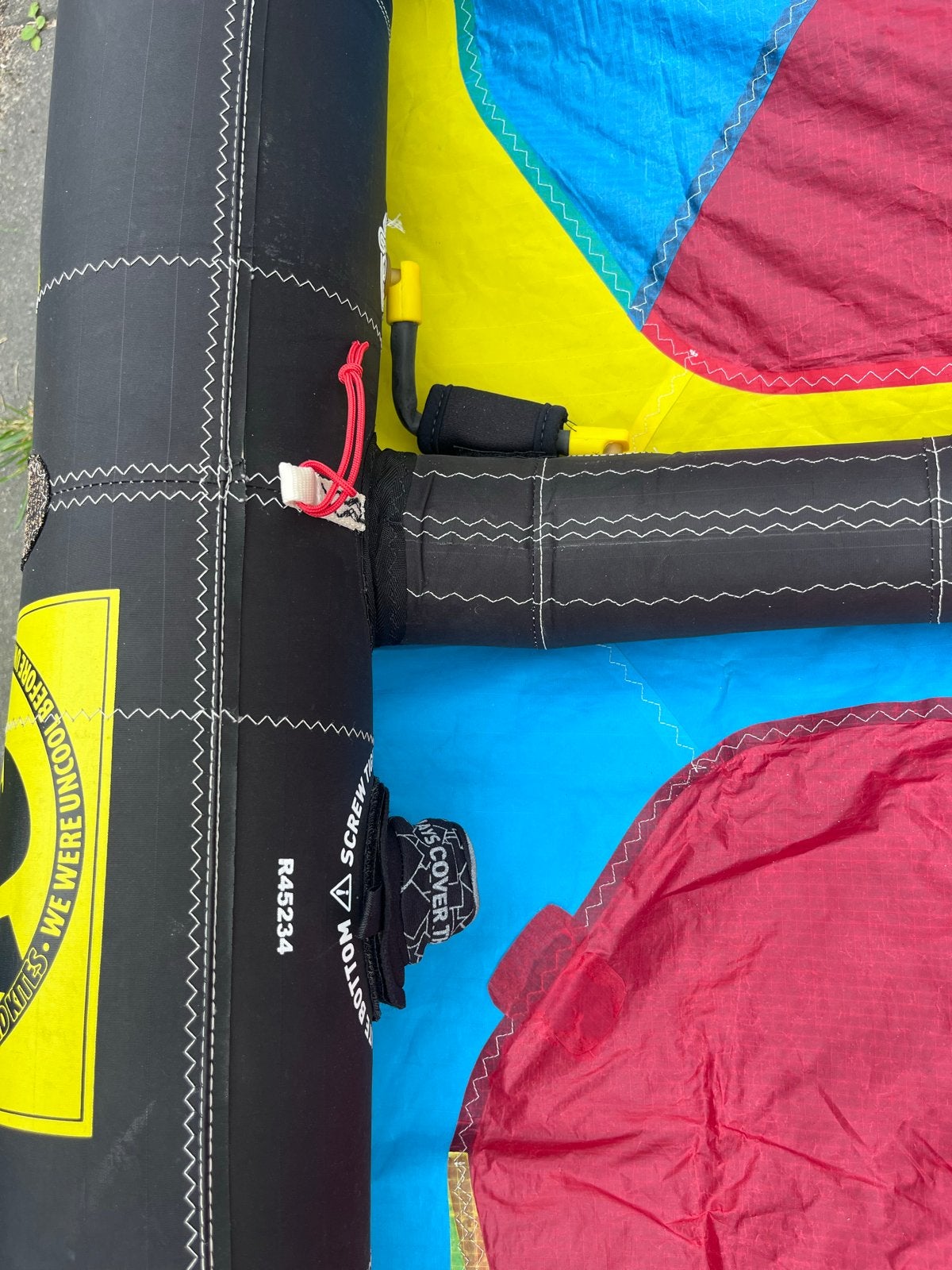 RRD Kite Set: 5m Kite, F-One Bar, RRD Directional Board, Watersport en Boten, Ophalen, Gebruikt, Kitesurf-set, Directional