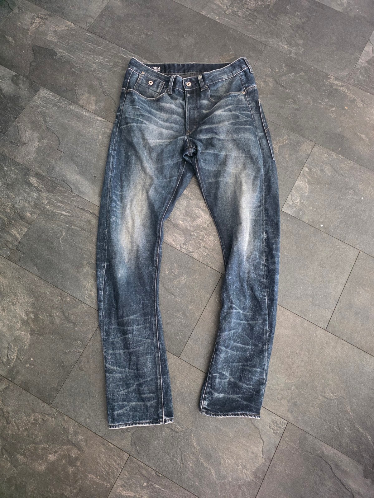 G-Star RAW Type-C 3D Tapered Jeans W33-W34, Blauw, Ophalen of Verzenden, W33 - W34 (confectie 48/50), Gedragen