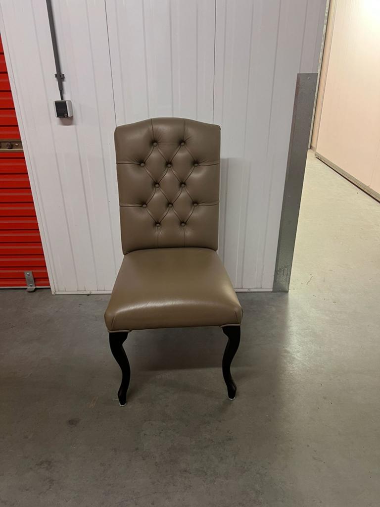 Elegante eetkamerstoelen 6 stuks met capitonnering, Huis en Inrichting, Stoelen, Overige kleuren, Ophalen of Verzenden, Zo goed als nieuw