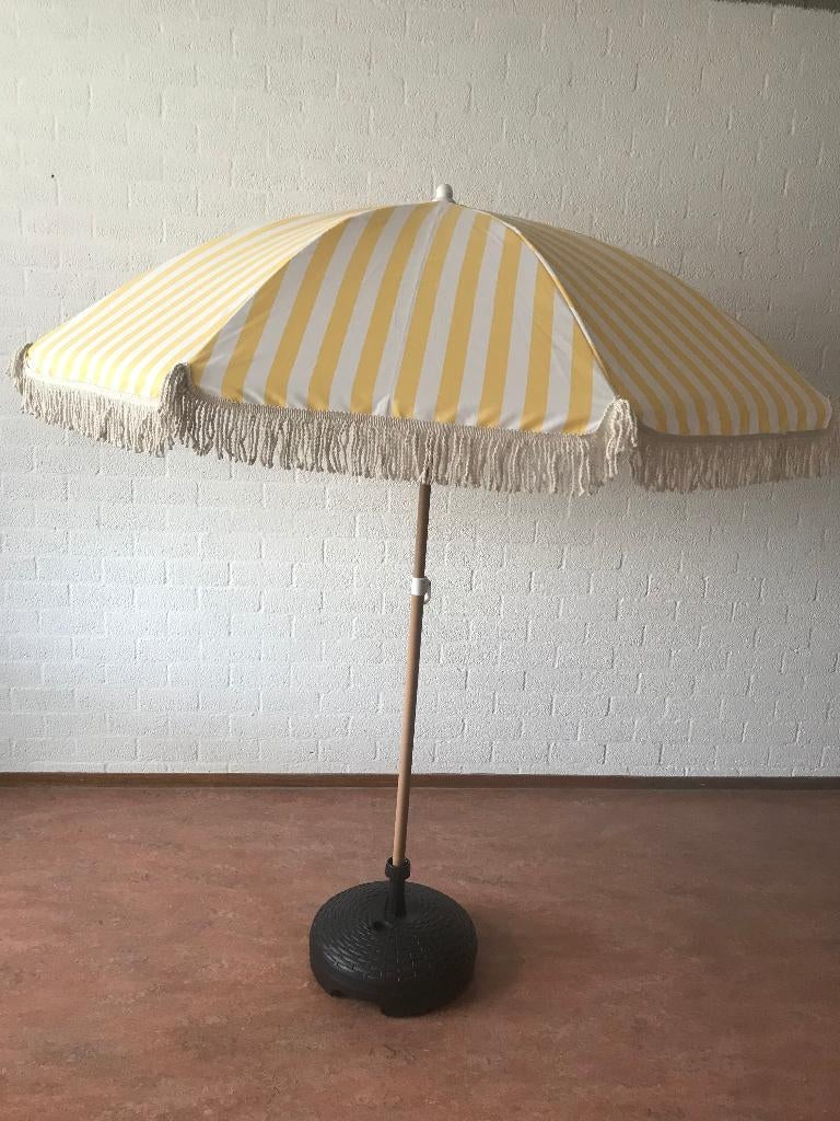 Terras Parasol 175cm doorsnede zgan, Tuin en Terras, Ophalen, Zo goed als nieuw, 1 tot 2 meter, Stokparasol