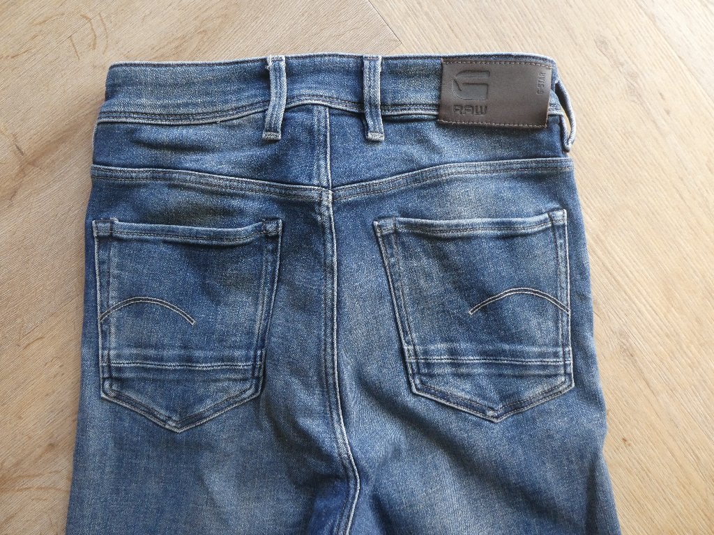Mooie Gstar Kafey High Skinny spijkerbroek maat 25-30, Blauw, Ophalen of Verzenden, Zo goed als nieuw, W27 (confectie 34) of kleiner