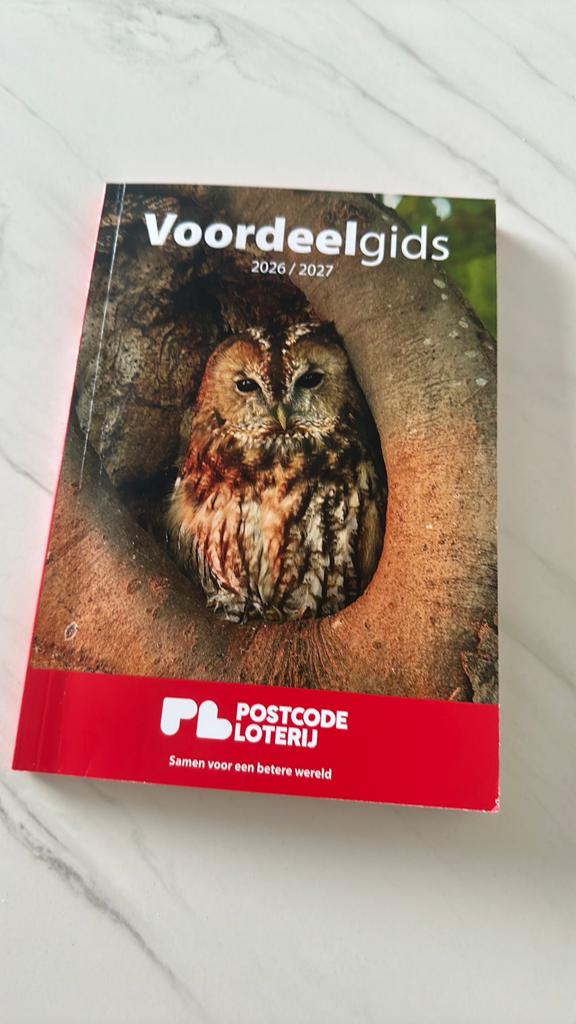 Voordeelgids 2026/2027 postcode loterij, Drie personen of meer, Kortingsbon