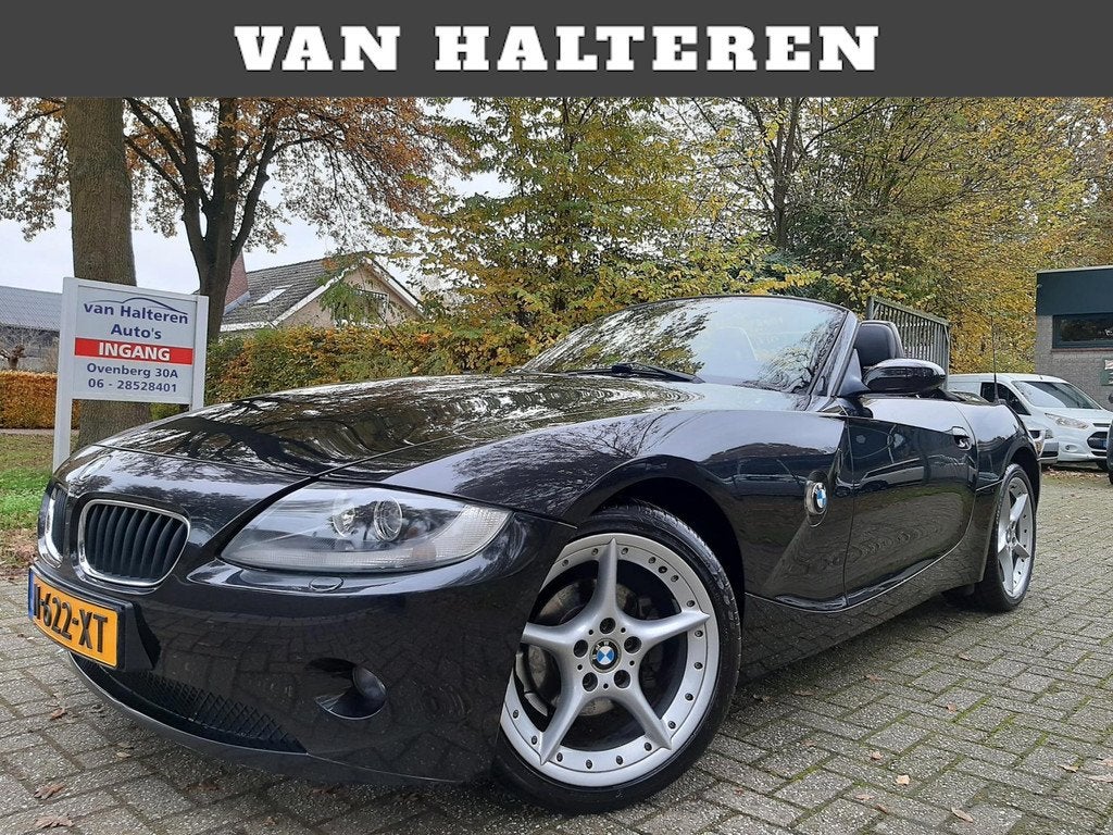 BMW Z4 Roadster 2.2i 6-Cilinder Airco Automaat Navi Nwe APK, Auto's, Achterwielaandrijving, Gebruikt, Zwart, Cabriolet