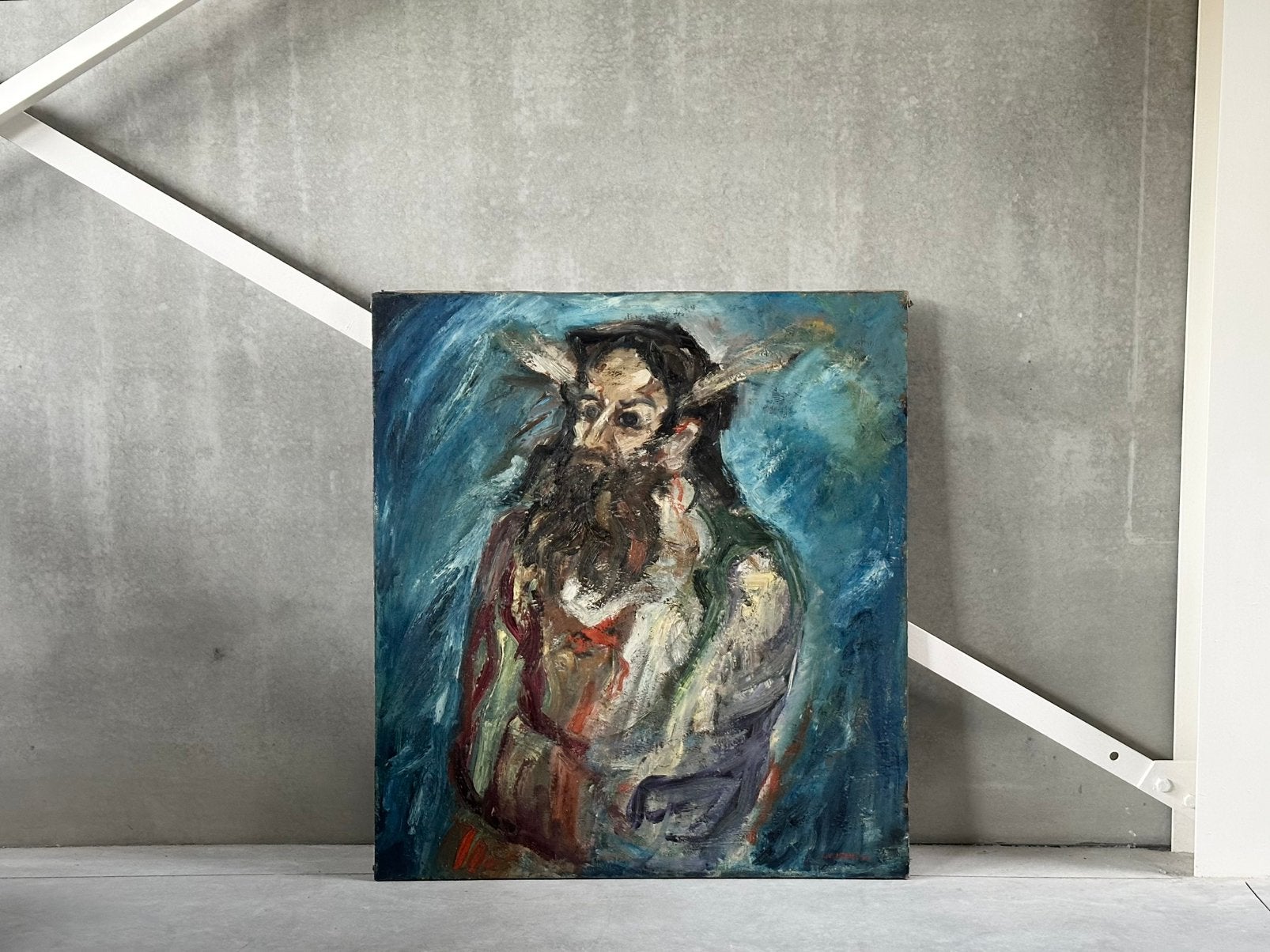 Schilderij Raoul Van Den Heede 1966, Ophalen of Verzenden