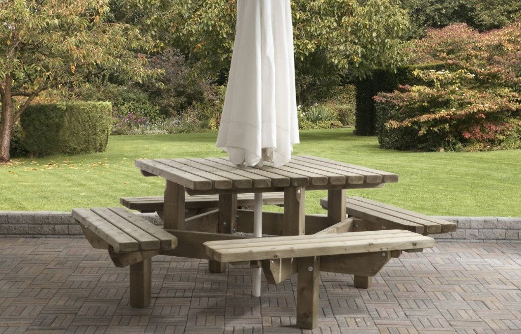 Picknickbank tuinbank picknicktafel tuintafel tuinset bank, Verzenden