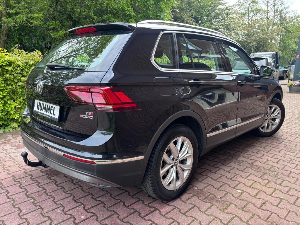 Volkswagen Tiguan 1.4 TSI 4Motion Highline!, Auto's, Volkswagen, Automaat, Stof, Zwart, 4 cilinders