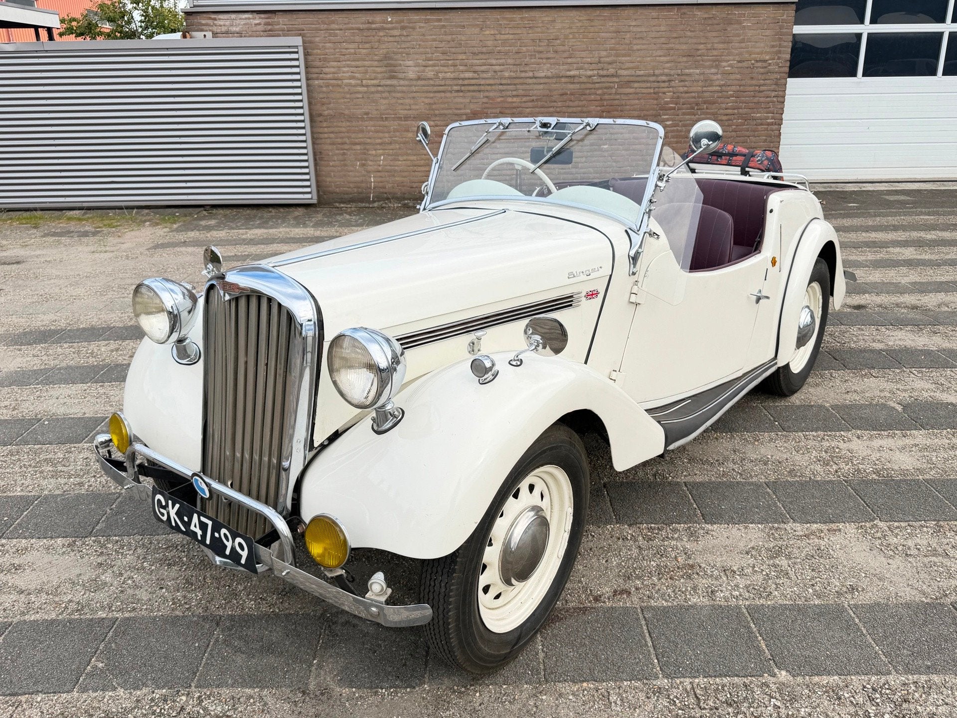 Singer --- 1950 nette staat, Auto's, Gebruikt, 4 cilinders, Cabriolet, 800 kg