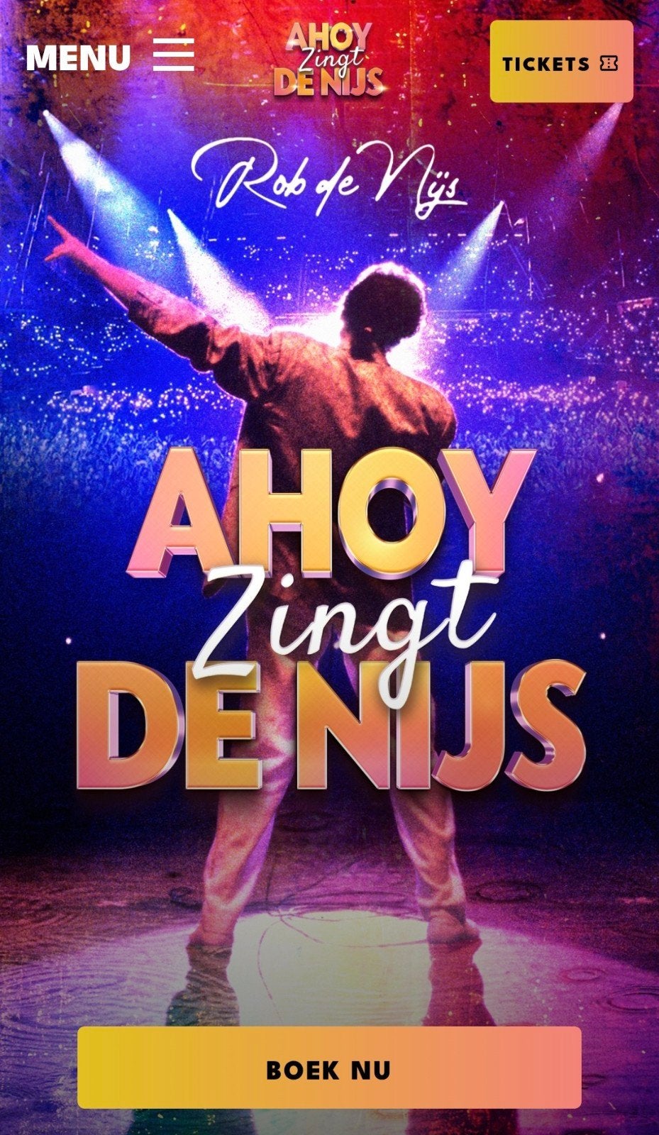 2 kaartjes voor Ahoy zingt De Nijs 21 juni 2026, Tickets en Kaartjes, Twee personen