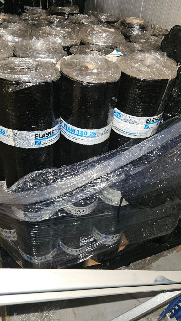 Bitumen dakrollen/dakbedekking, Ophalen, Overige materialen, Zwart, Nieuw