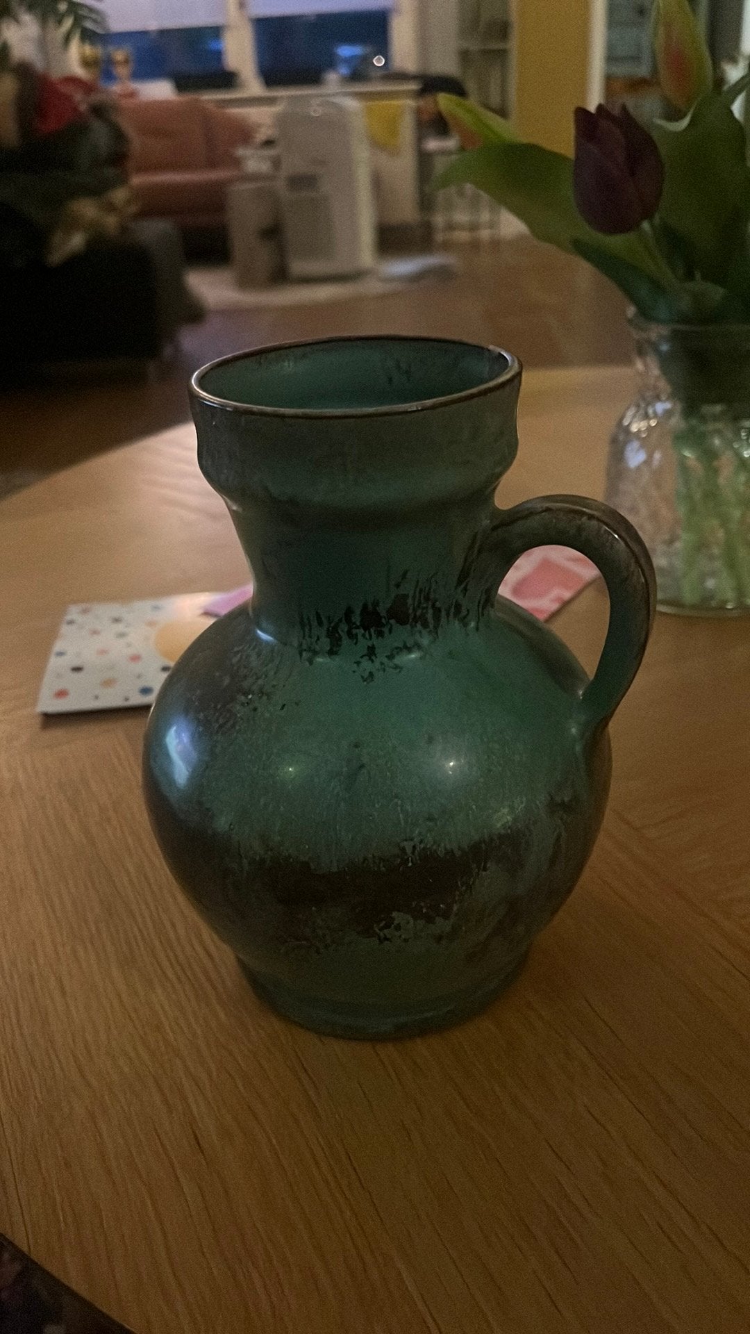 Goldewyk vaas groen, Ophalen