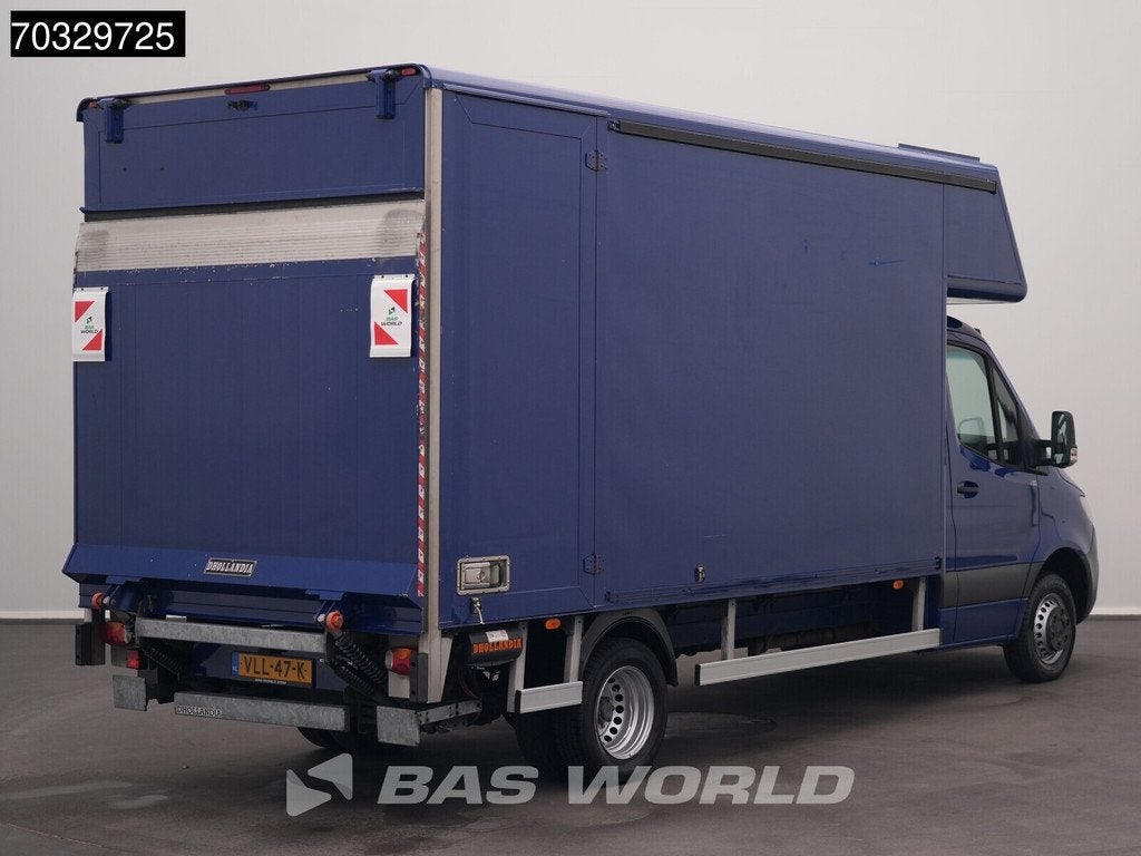 Mercedes Sprinter 516 CDI Laadklep Automaat Dubbellucht Zijd, Auto's, Automaat, Stof, Gebruikt, Euro 6
