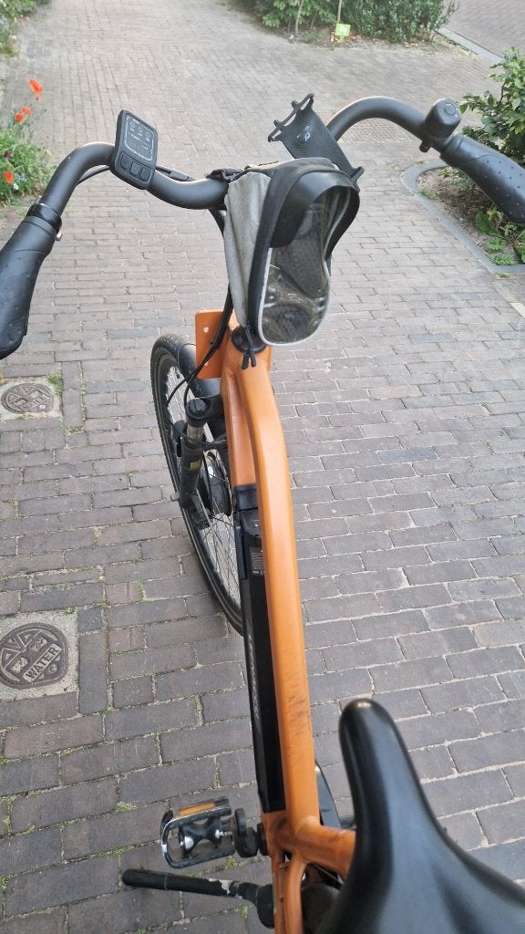 elektrische thuisbezorgd fiets, Fietsen en Brommers, Elektrische fietsen, Gebruikt, Minder dan 47 cm, 30 tot 50 km per accu, Ophalen