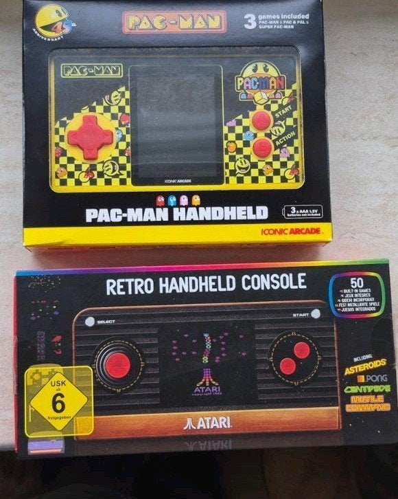 Atari Retro Handheld Console & Pac-Man Handheld, Met games, Overige modellen, Nieuw, Ophalen of Verzenden