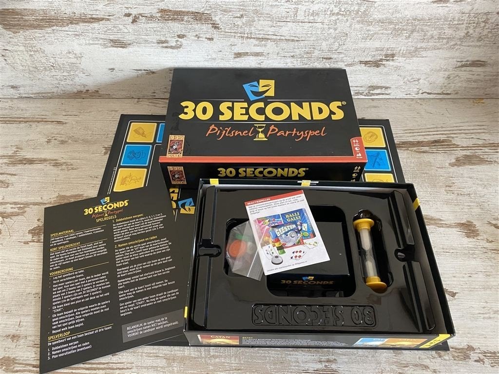 30 seconds pijlsnel partyspel [s928], Verzenden, Zo goed als nieuw