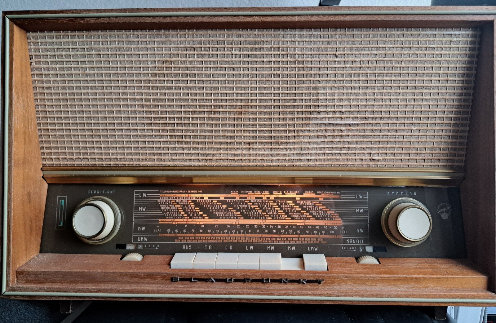Blaupunkt 23300 Vintage Radio - Klassieke Buizenradio, Ophalen