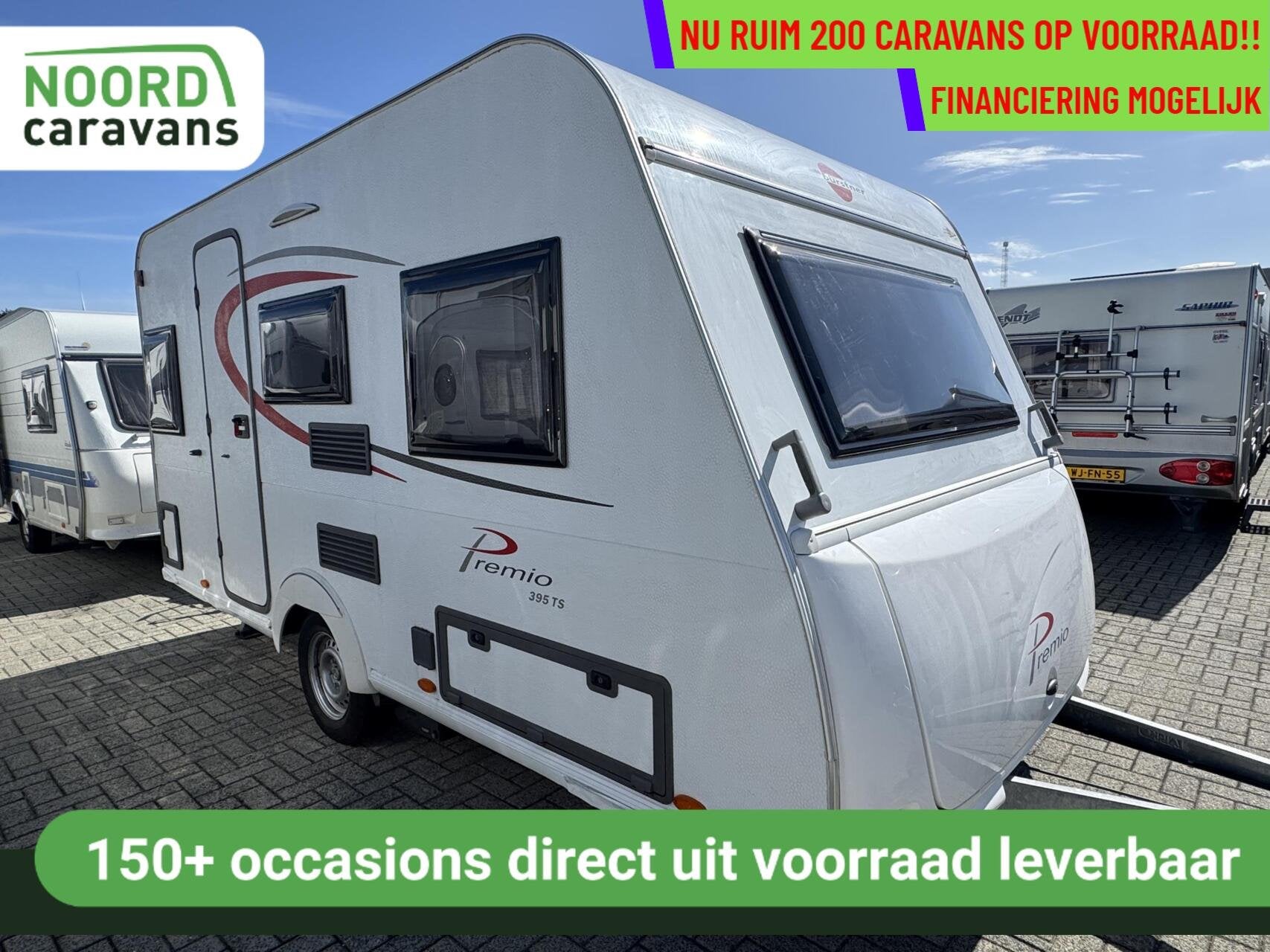 Buerstner PREMIO 395 TS, DWARSBED, TREINZIT, VOORTENT, MOVER, Caravans en Kamperen, Mover, Bedrijf, Treinzit, 750 - 1000 kg