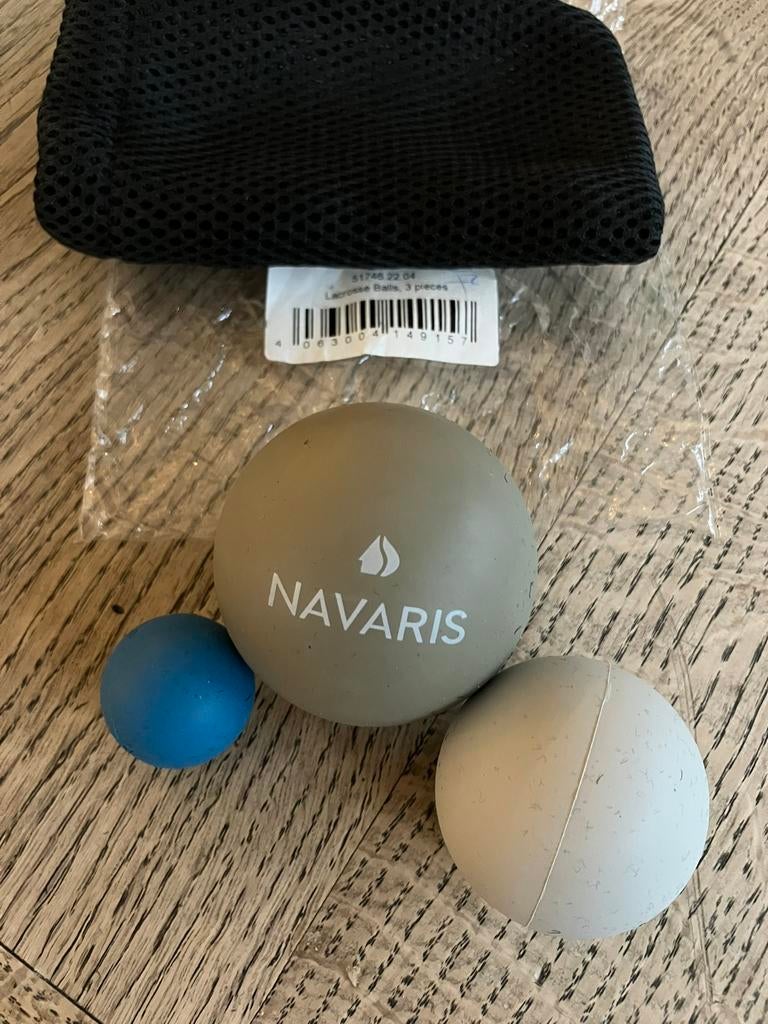 Navaris lacrosse massageballen triggerpoint massage ballen, Ophalen of Verzenden, Nieuw, Overige typen