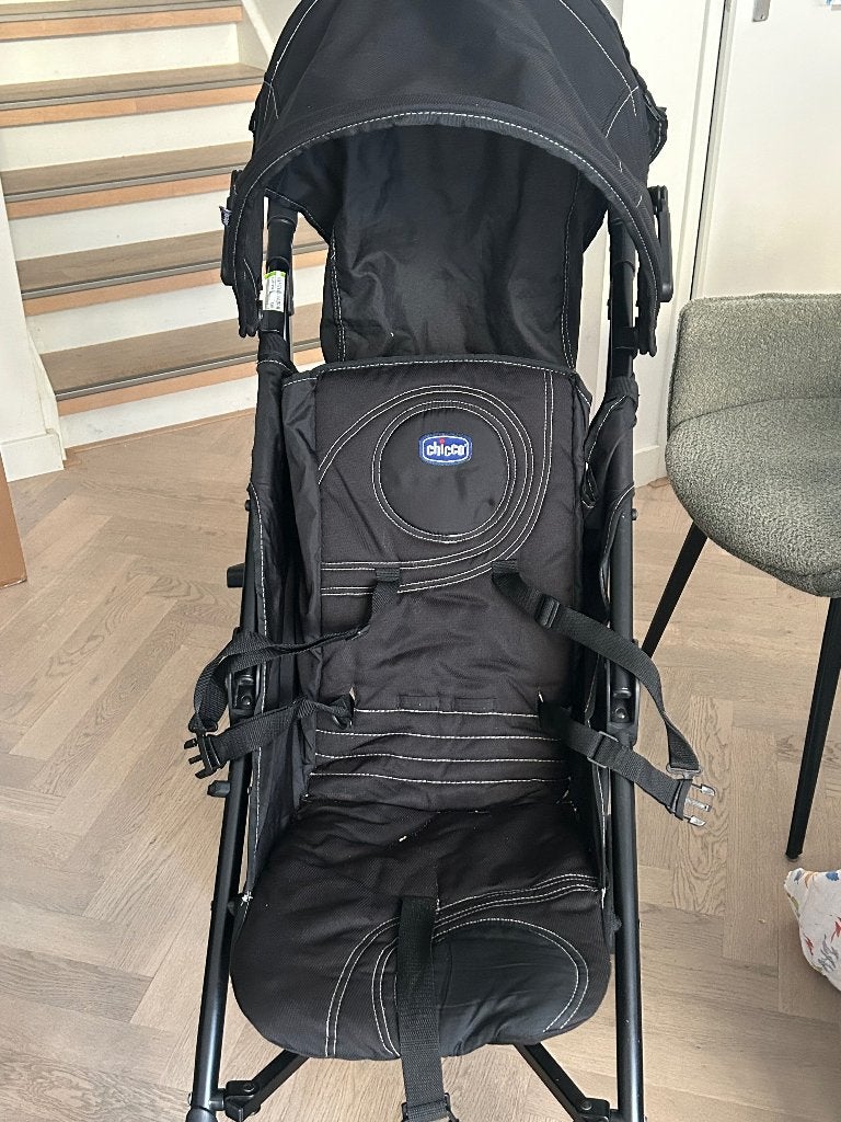 Chicco liteway 2 buggy met zonnekap, regenhoes en tasje, Kinderen en Baby's, Buggy's, Ophalen, Gebruikt, Overige merken, Zonnekap