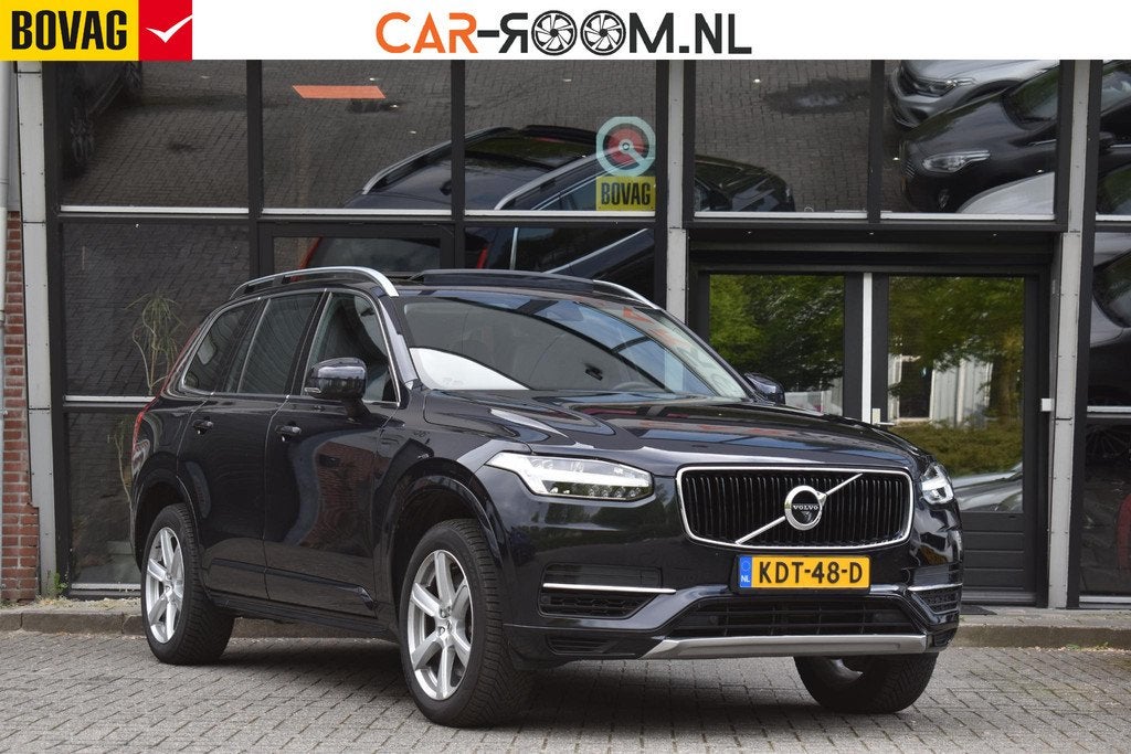Volvo XC90 2.0 T8 Twin Engine AWD Inscription Pano Lane ACC, 4 cilinders, Blauw, 7 stoelen, Bedrijf