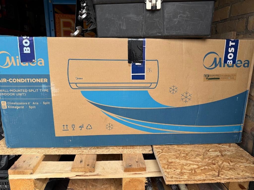 Midea airco binnenunit 2.6KW, Witgoed en Apparatuur, Airco's, Koelen en Ontvochtigen, Minder dan 60 m³, Energieklasse A of zuiniger