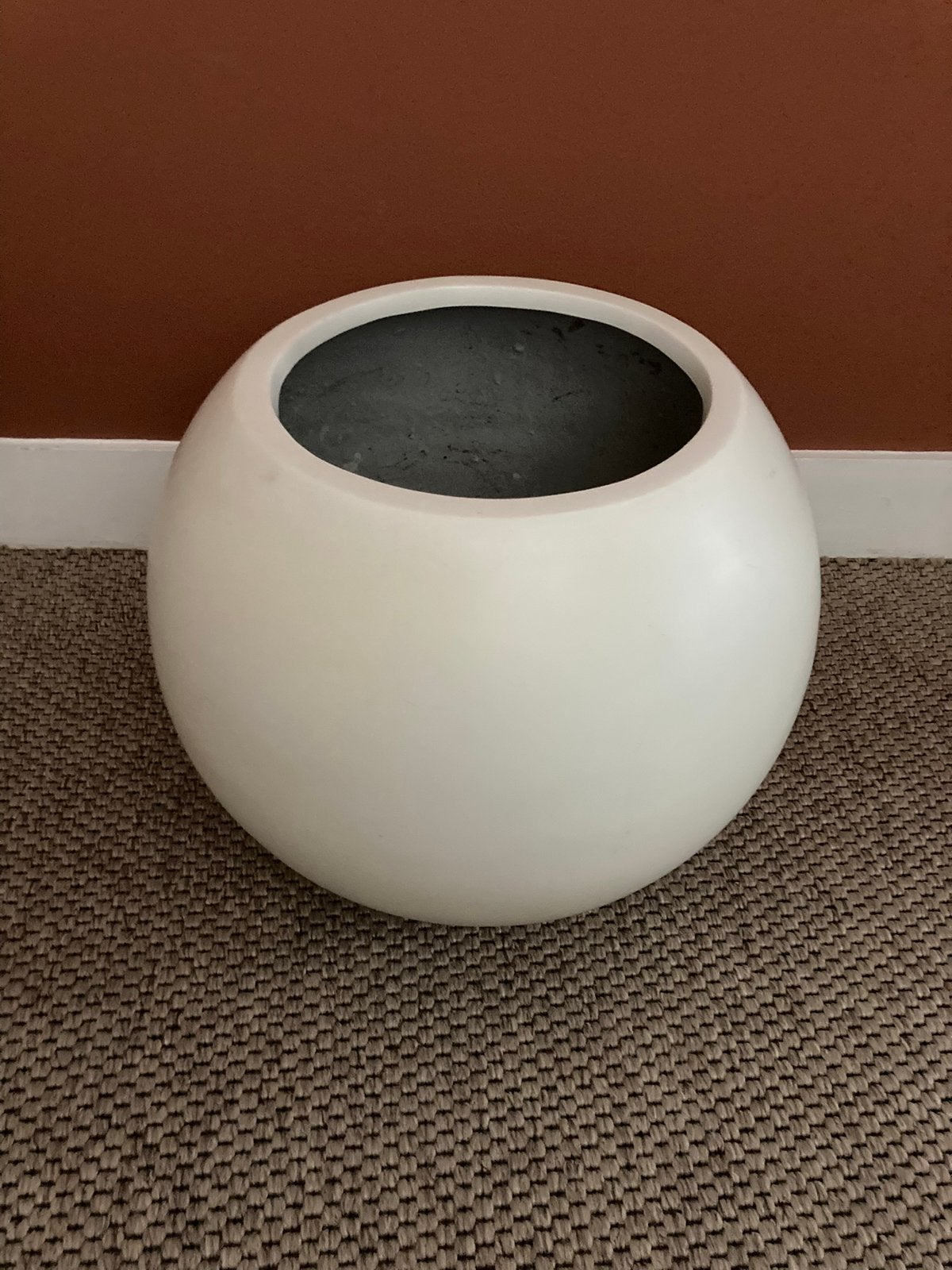 Kunststof pot van Elho offwhite 20cm opening, Ophalen, Kunststof, Rond, Zo goed als nieuw
