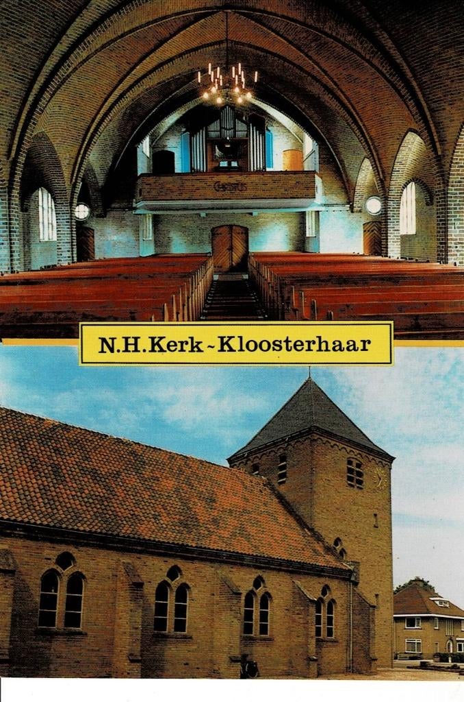 Kloosterhaar, Kerk, Ophalen of Verzenden, Ongelopen, Overijssel
