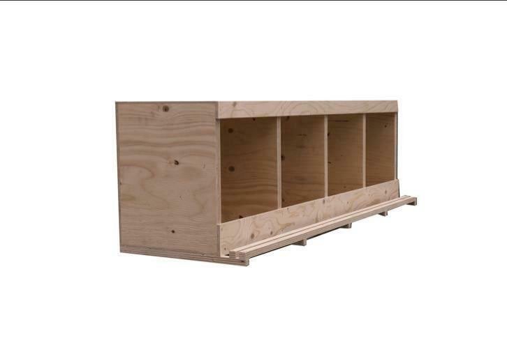 Vierdelig legnest kip, multiplex (broedbak), Ophalen, 5521BC, Dehaasdienstverlening@outlook.com, Overige typen