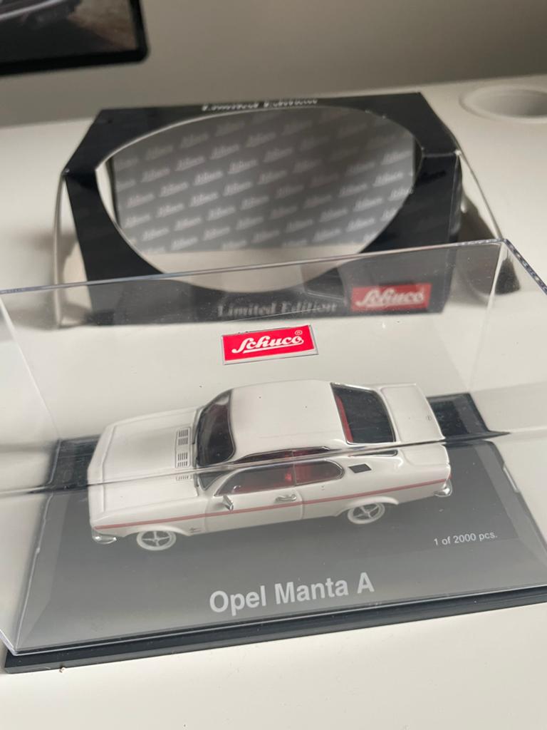 Opel Manta A  1/43, Ophalen of Verzenden, Zo goed als nieuw, Auto, Schuco