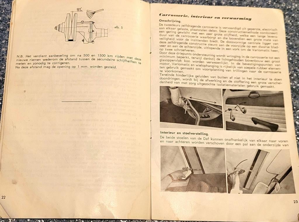Instructie boekje originele handleiding voor de DAF, en nog, Ophalen of Verzenden