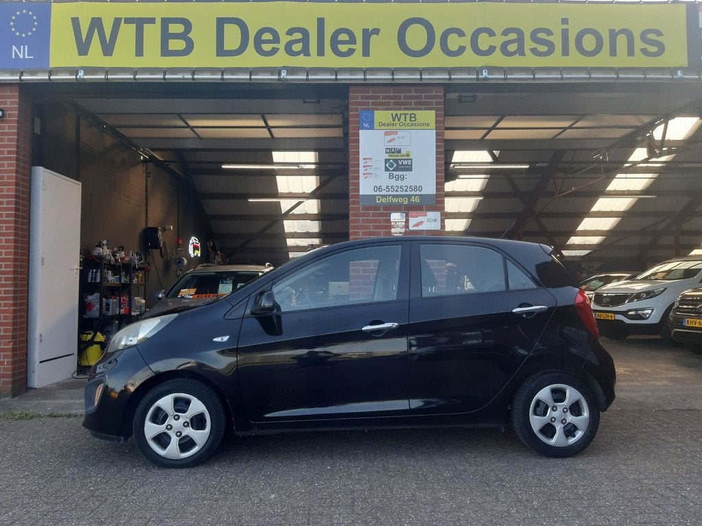 Kia Picanto 1.0 CVVT Comfort Pack, Airco, 4-Deurs, 1e Eig. E, Auto's, Kia, Voorwielaandrijving, Euro 5, Stof, Gebruikt
