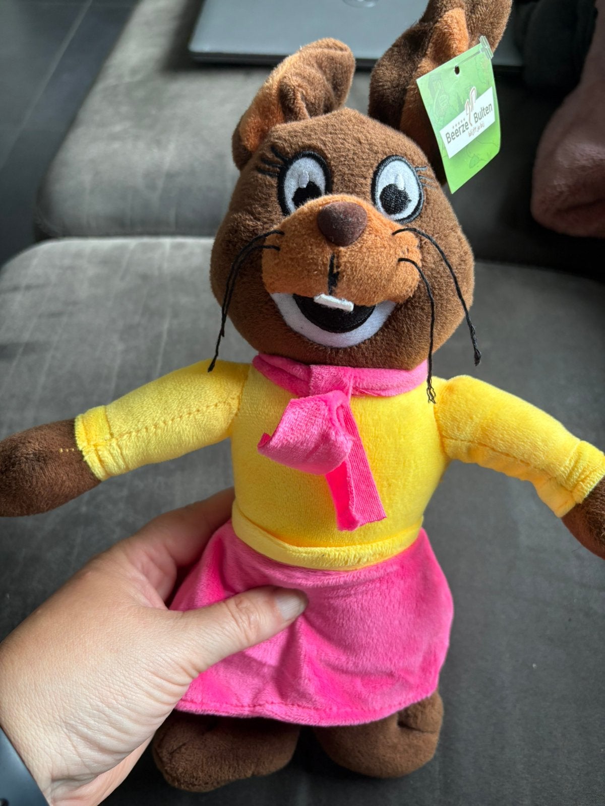 Camping De Beerze bulten knuffel - Bibi, Kinderen en Baby's, Speelgoed | Knuffels en Pluche, Ophalen of Verzenden, Zo goed als nieuw