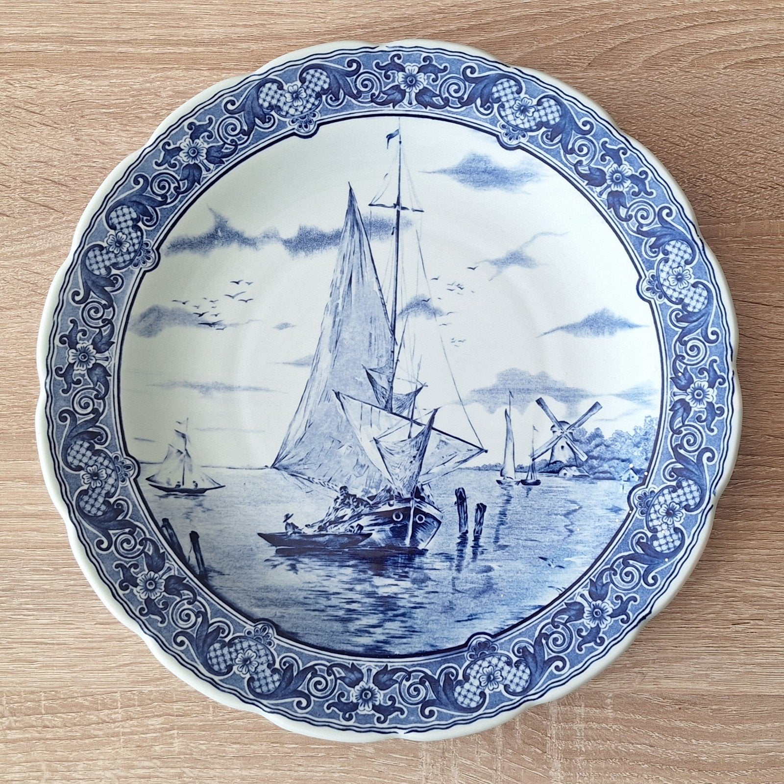 Delfts Blauw Wandbord Royal Sphinx Regout Maastricht, Ophalen of Verzenden