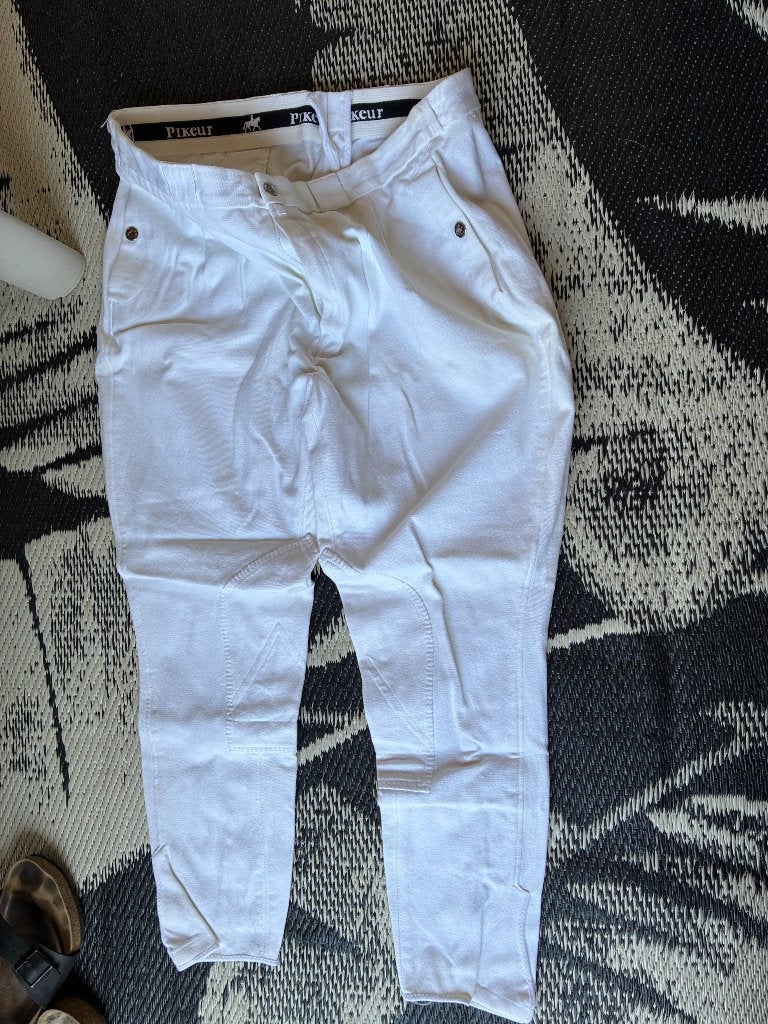 Witte rijbroek pikeur, Dressuur, Nieuw, Pikeur, Onderkleding
