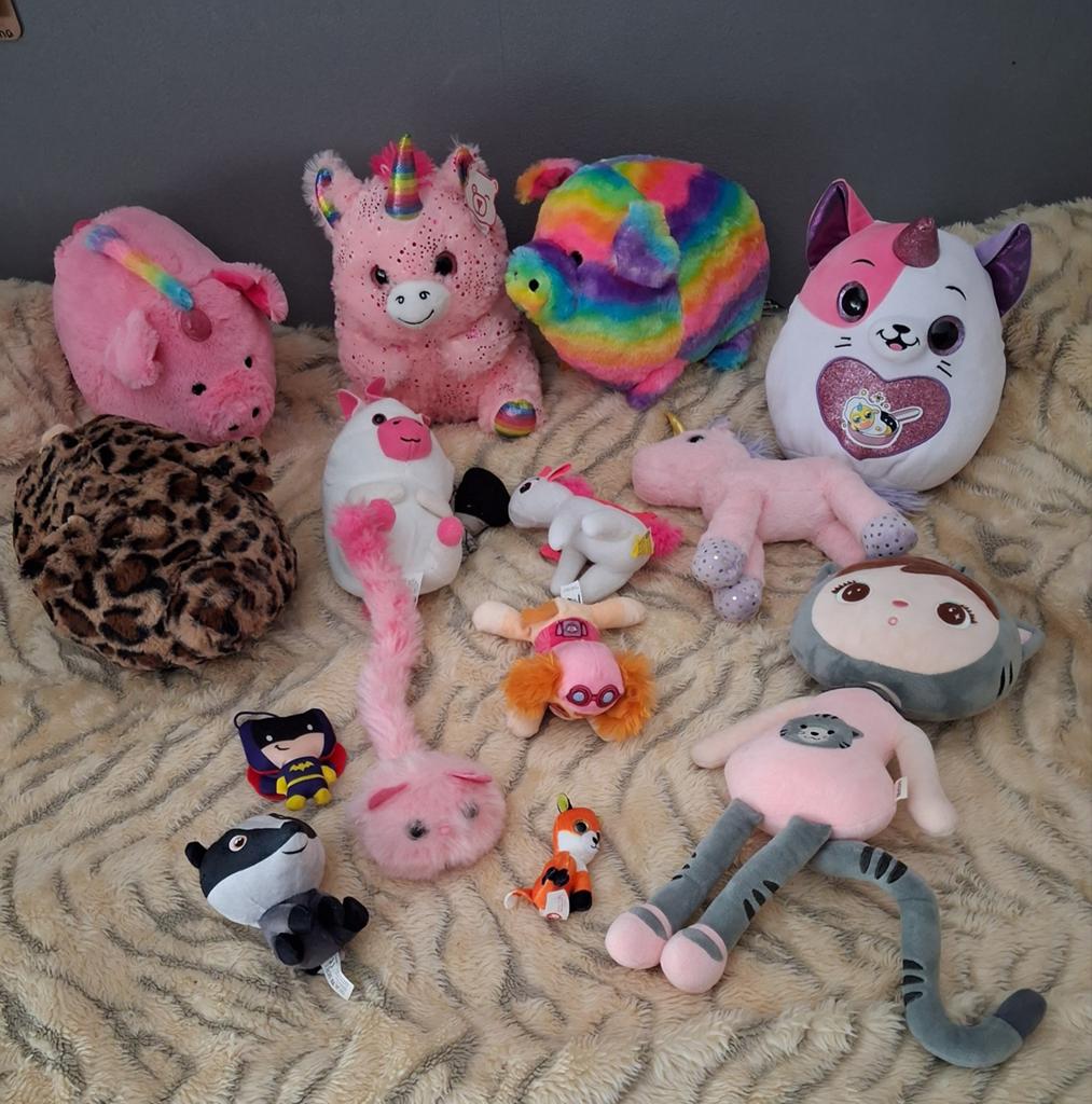 Partijtje knuffels, 15 stuks. Nieuwstaat!, Kinderen en Baby's, Speelgoed | Knuffels en Pluche, Ophalen of Verzenden, Zo goed als nieuw