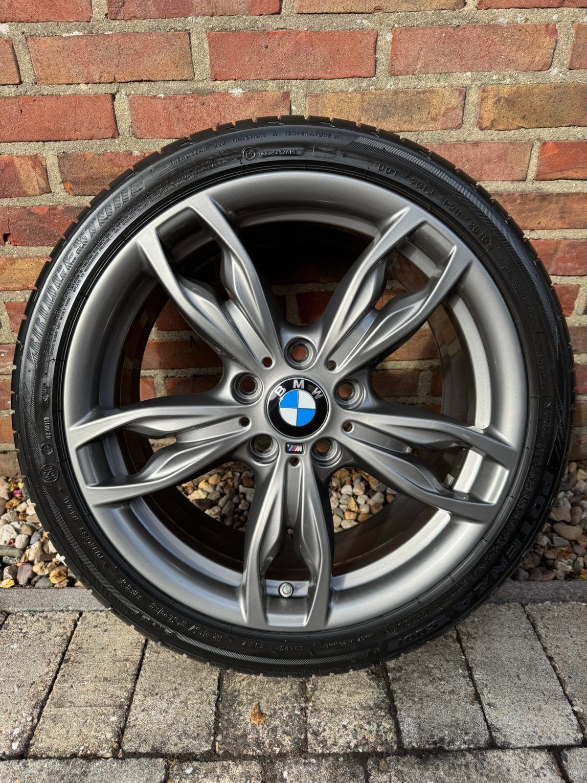 BMW 18 INCH 436M Ferric Grey Breedset ZGAN band Bridgestone, Auto-onderdelen, Banden en Velgen, 18 inch, 245 mm, Banden en Velgen