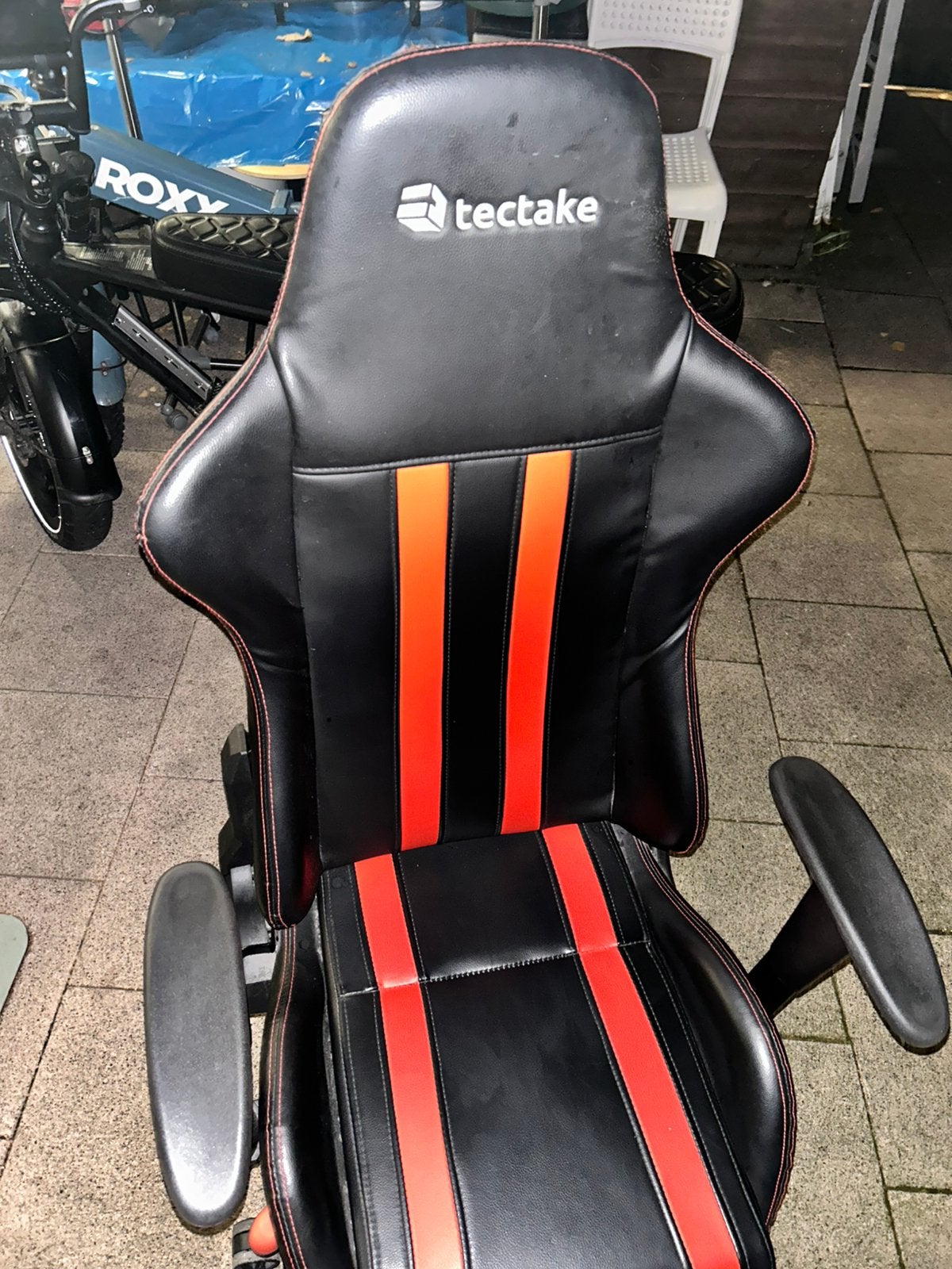 Tectake gaming stoel, Ophalen of Verzenden, Zo goed als nieuw, Zwart