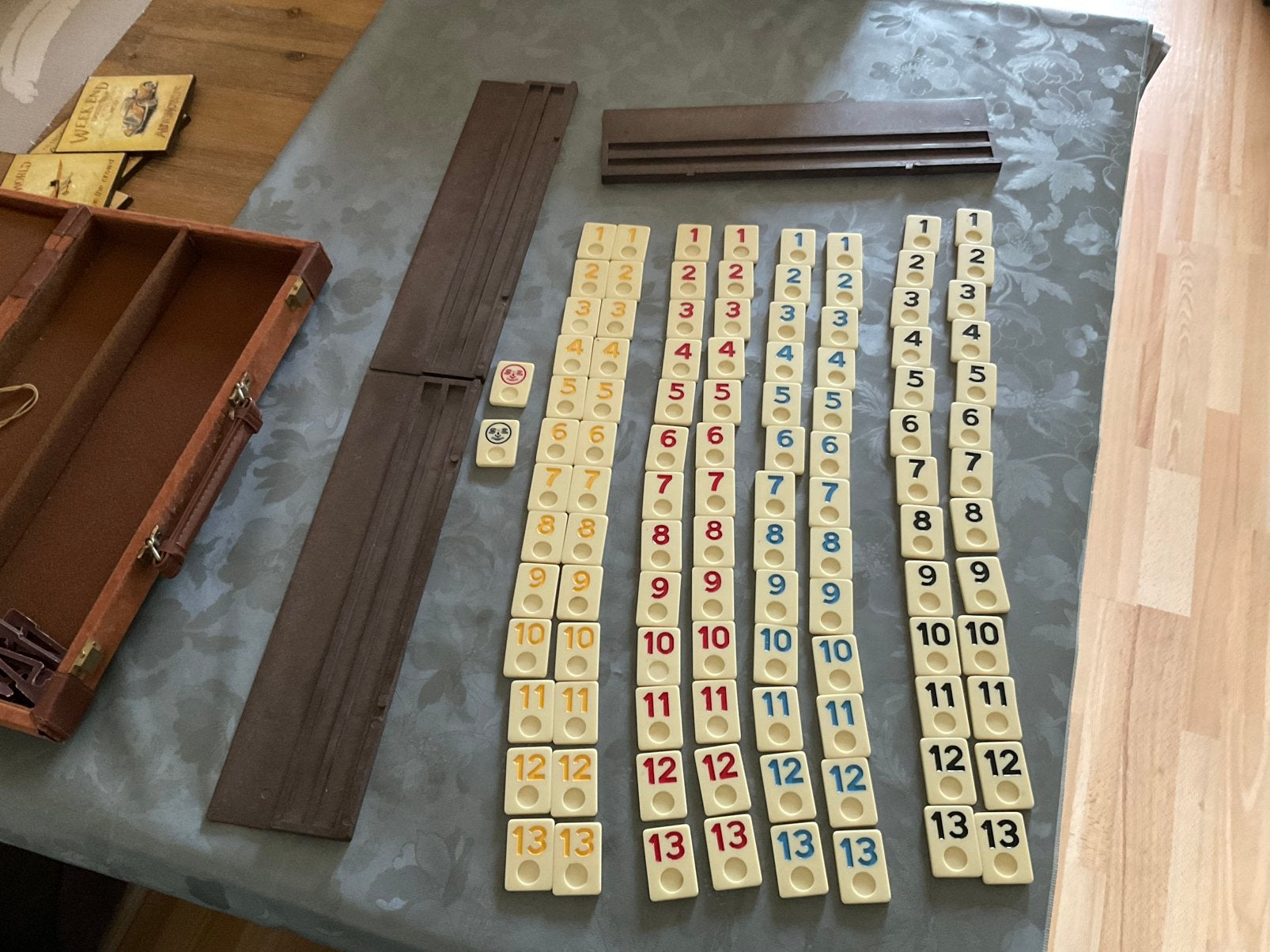Rummikub 3 plankjes, Ophalen of Verzenden, Gebruikt