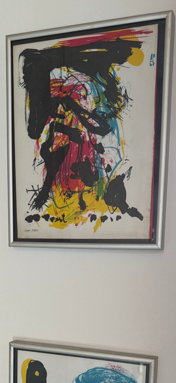 Schilderij Asger Jorn, Ophalen