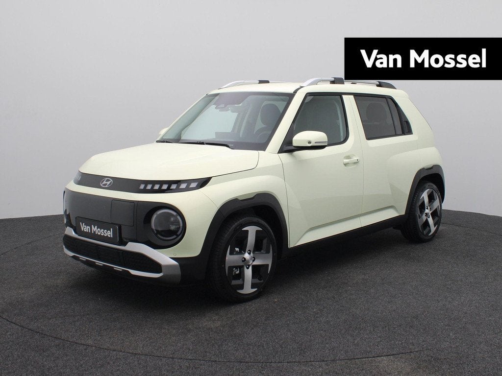 Hyundai INSTER Evolve 49 kWh | Adaptieve Cruise Control | Cl, Auto's, Hyundai, Stof, Zwart, 116 pk, SUV of Terreinwagen