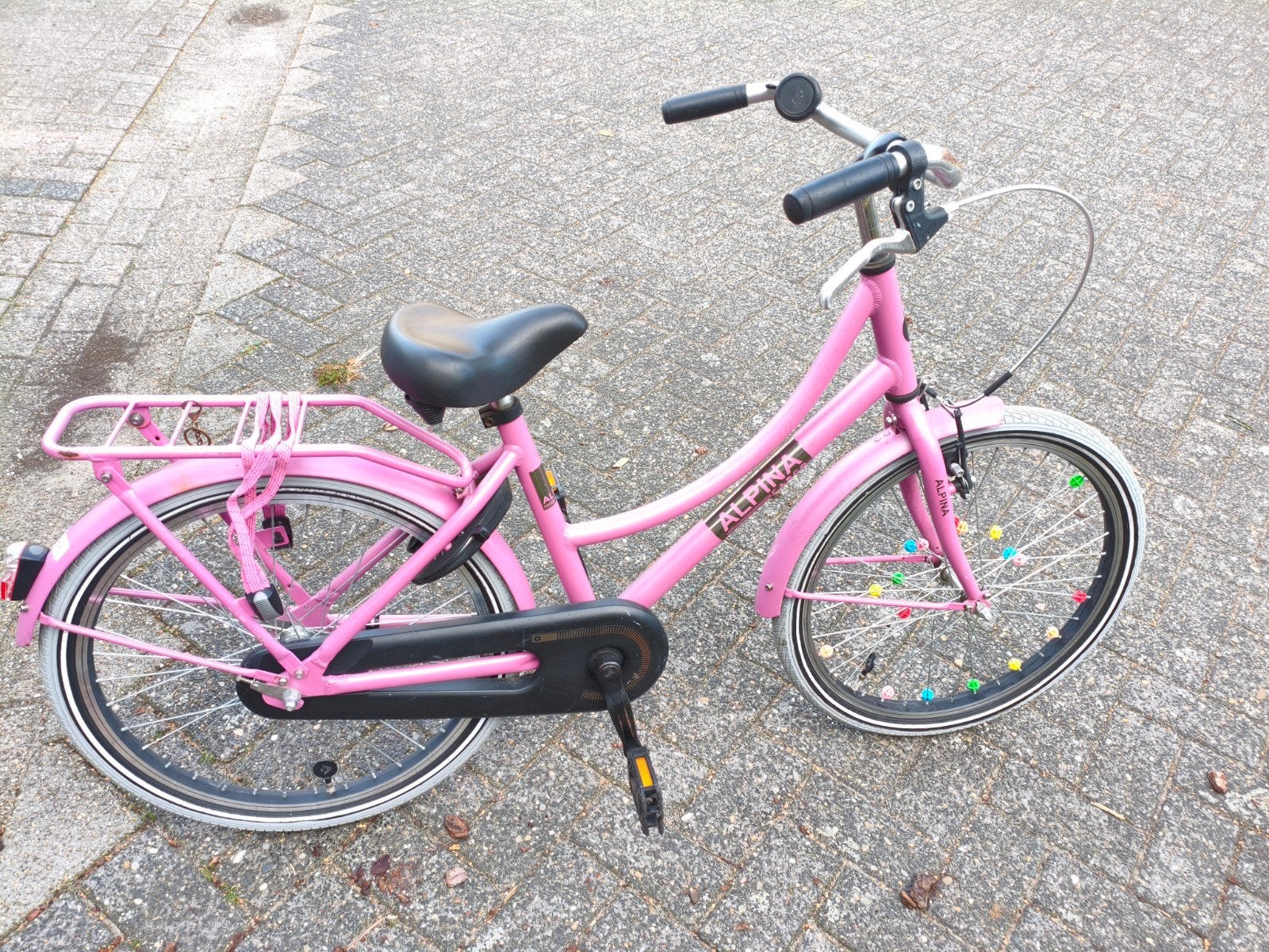 Meisjesfiets Alpina, roze, 22 inch, Ophalen, Alpina