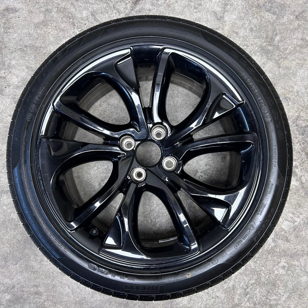 18 inch originele velgen + zomerbanden Citroen DS4 | DS5, Auto-onderdelen, Banden en Velgen, 18 inch, Gebruikt, Banden en Velgen