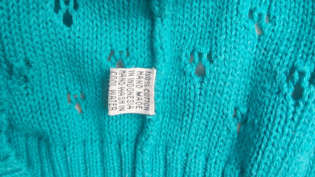 Blauw vestje maat XL, Ophalen, Zo goed als nieuw, Maat 42/44 (L), Blauw