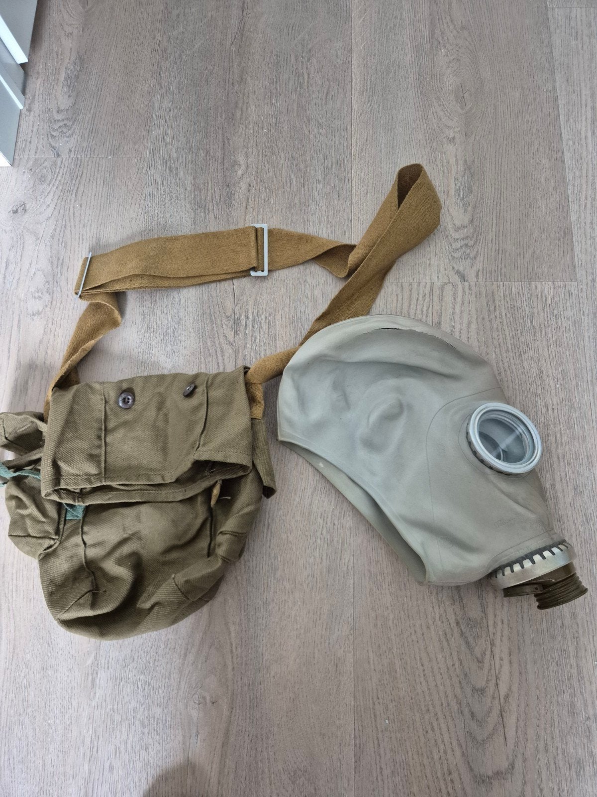 GP-5 Gasmasker + Tasje met riem, Ophalen of Verzenden, Nederland, Overige typen
